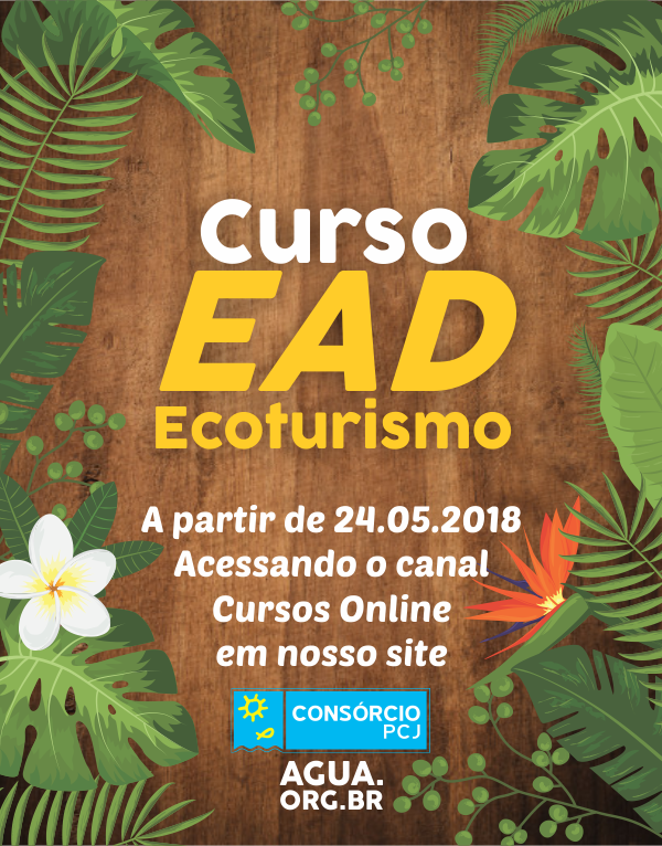 1º Curso on-line do Consórcio PCJ já está disponível no site da entidade e tem como tema Ecoturismo