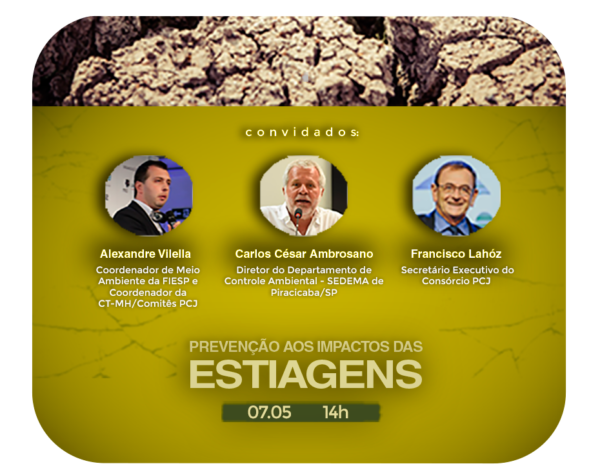 Faça sua inscrição no Webinar “Prevenção aos Impactos das Estiagens”