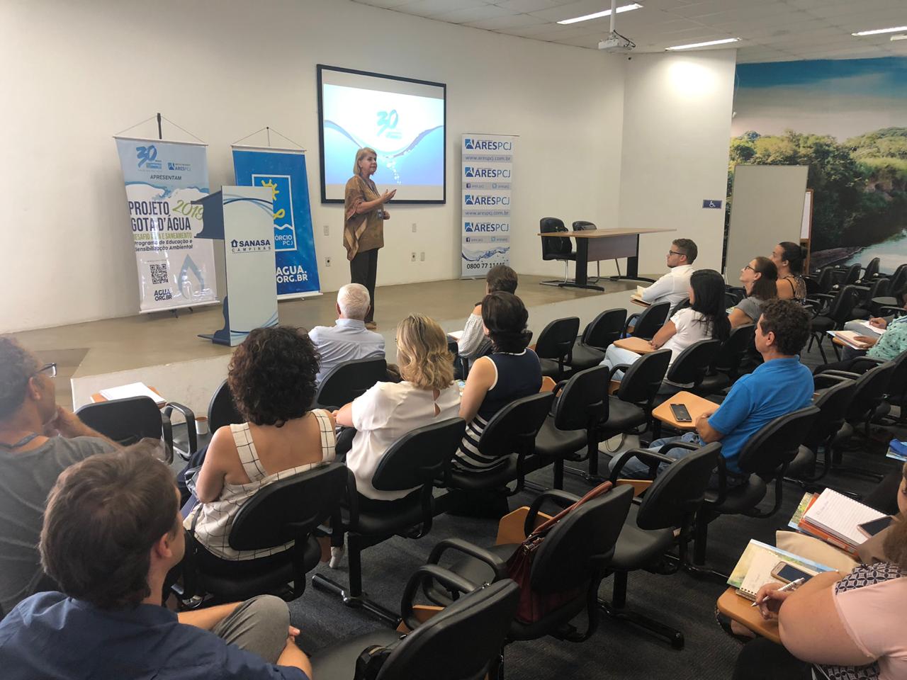 Projeto Gota d’Água de Educação Ambiental do Consórcio PCJ chega pela primeira vez a Piraassunuga