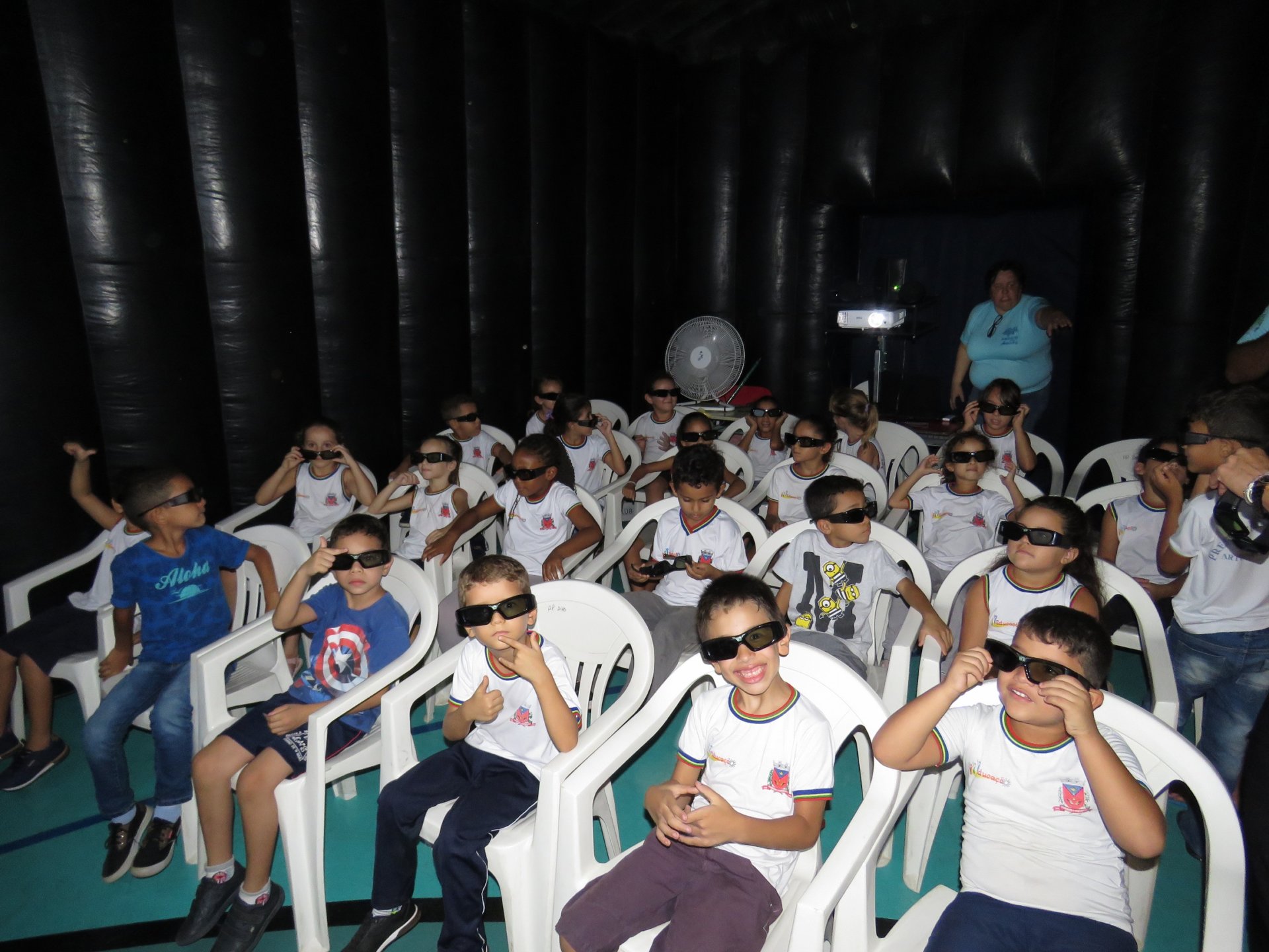 Artur Nogueira recebe Cine 4D durante Semana da Água 2019