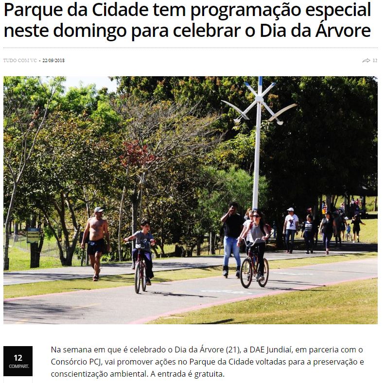 Tudo com Você fala sobre a programação do Dia da Árvore