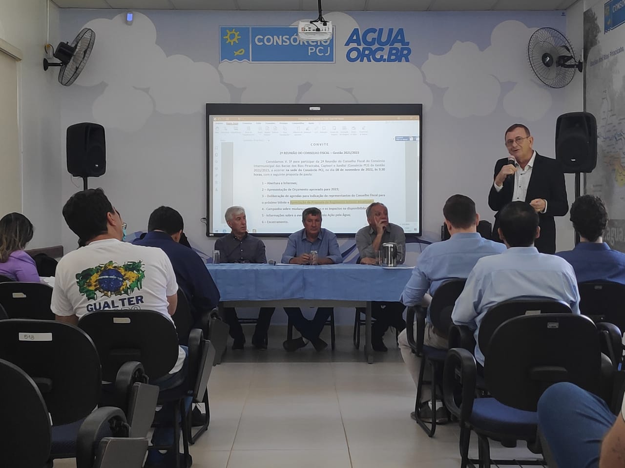 Conselho Fiscal do Consórcio PCJ aprova orçamento 2023 e planeja atividades para o próximo ano