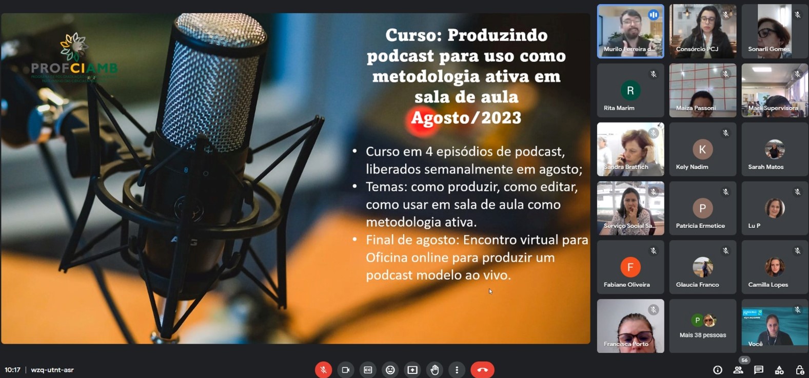 4º Encontro do Gota d’Água debate a força dos podcasts na Educação Ambiental