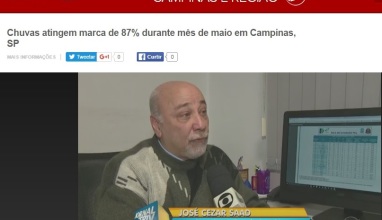 Consórcio PCJ é fonte de informação para a EPTV Campinas