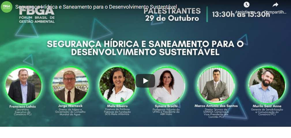 Consórcio PCJ discute recursos hídricos e saneamento ambiental, além de comemorar 30 anos do primeiro reflorestamento ciliar nas Bacias PCJ em Fórum da ANAMMA