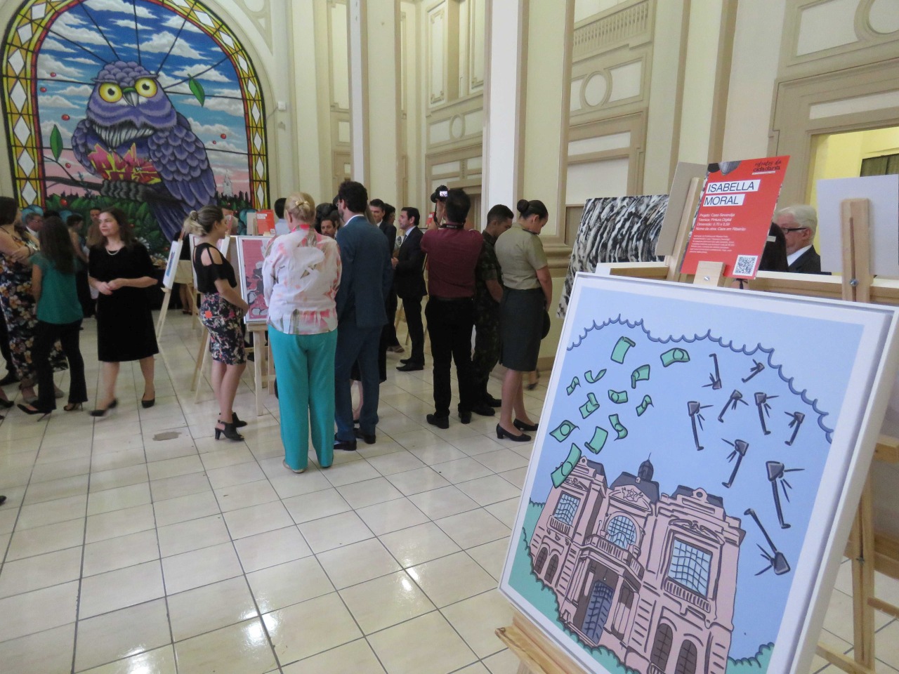 Abertura de Exposição de Arte do MP contou com presenças de autoridades e representantes do Consórcio PCJ