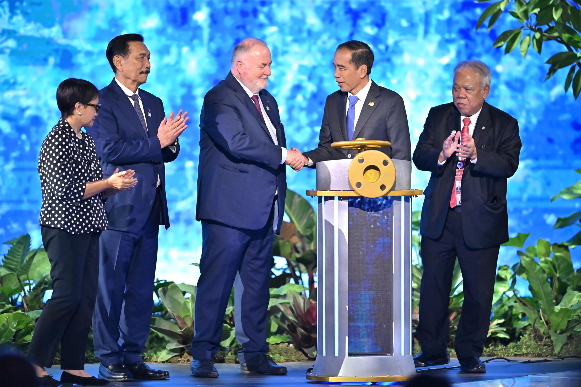Presidente da Indonésia, Jokowi, chama a comunidade global para realizar uma gestão hídrica inclusiva e sustentável