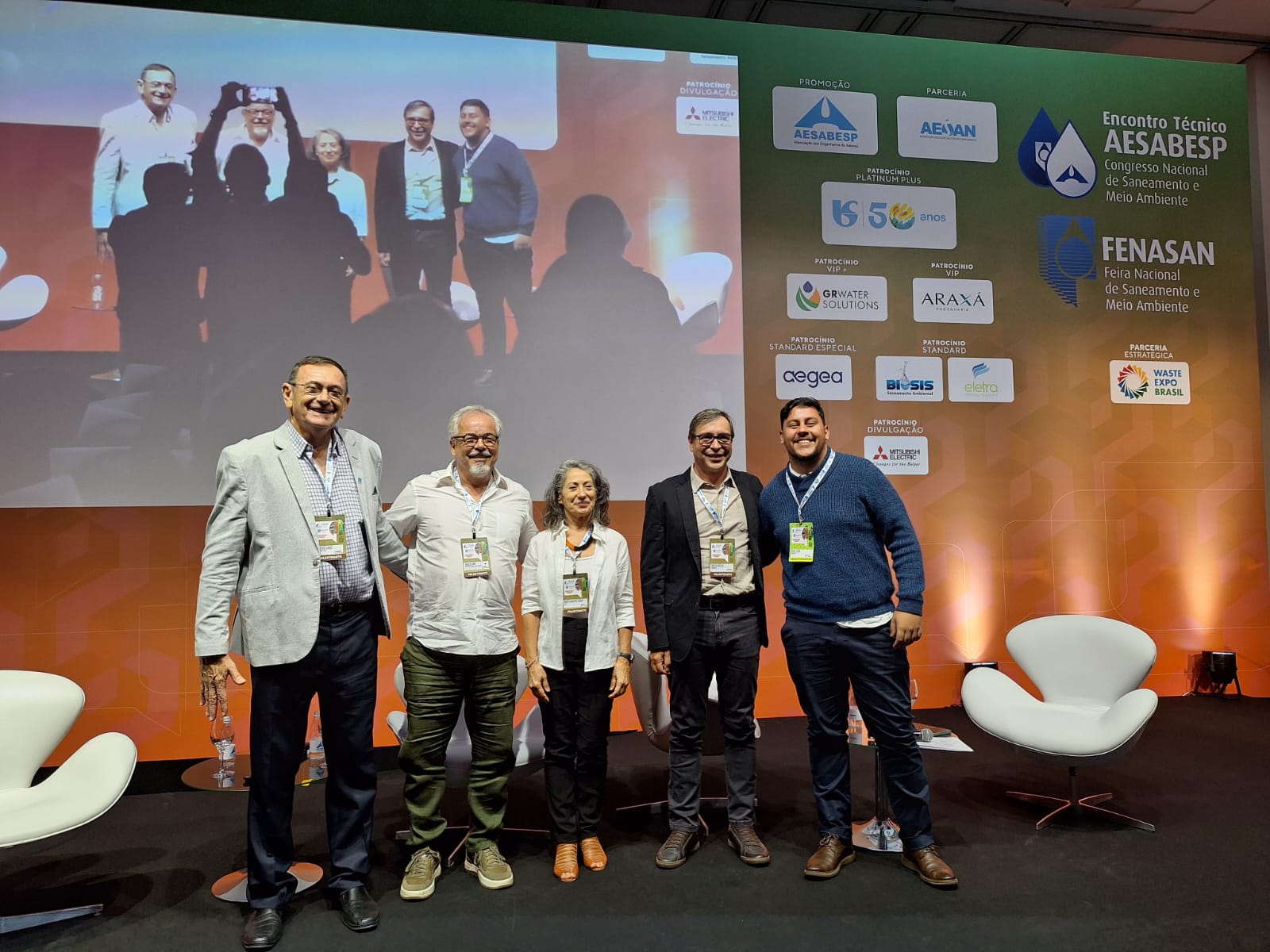 Consórcio PCJ participa de mesa redonda no Congresso Nacional de Saneamento e Meio Ambiente e da FENASAN 2024