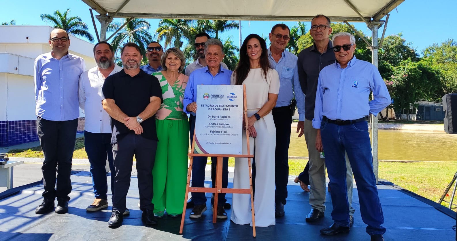 Vinhedo inaugura nova ETA que ampliará a capacidade de tratamento de água em 70%