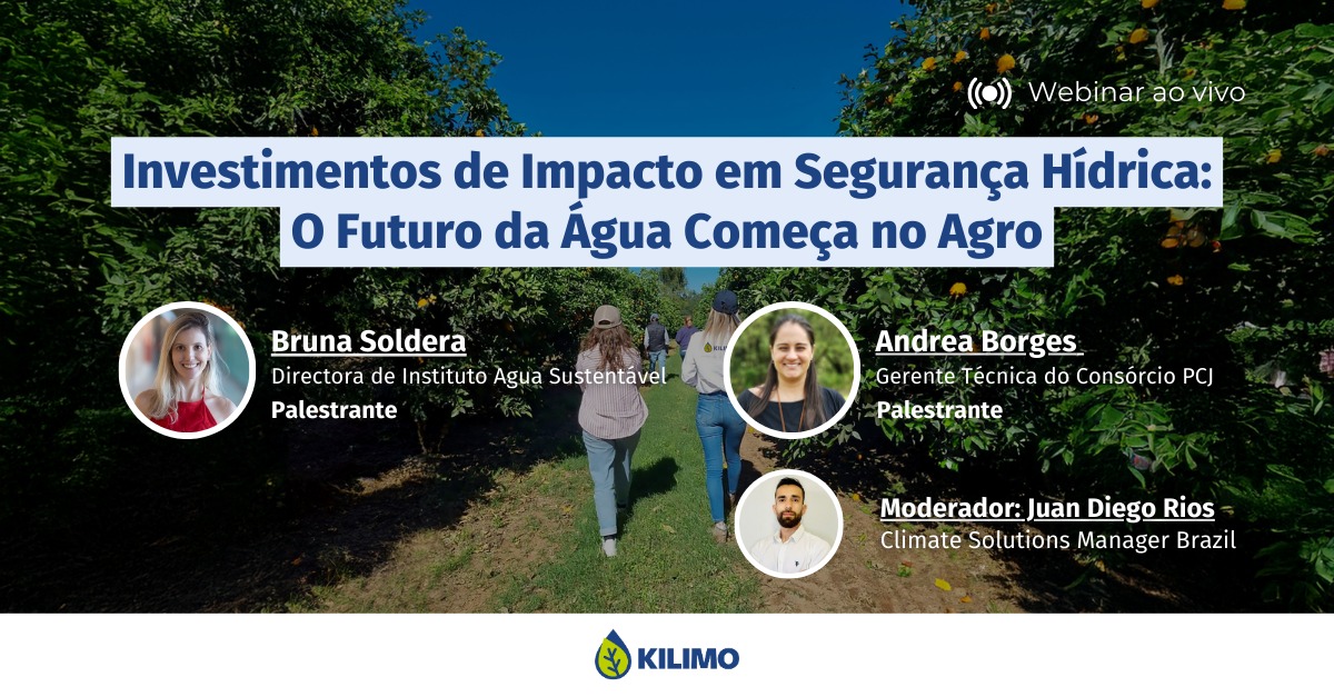 Consórcio PCJ participará de evento sobre importância da água no setor agro, o WaterTalk