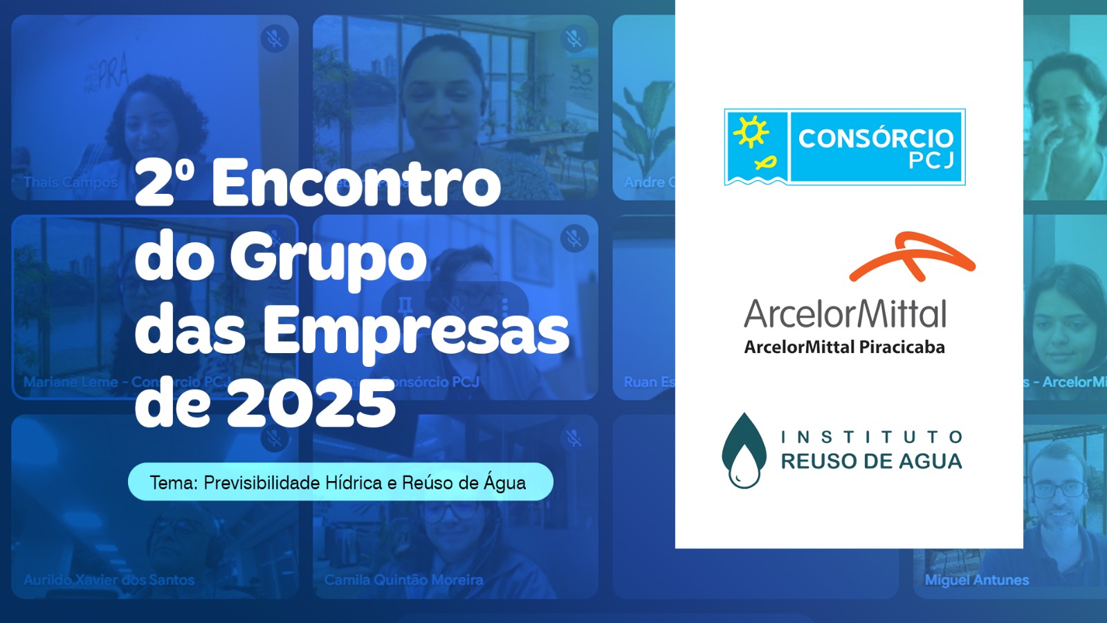 Encontro do Grupo das Empresas do Consórcio PCJ aborda inovações e desafios da água de reuso