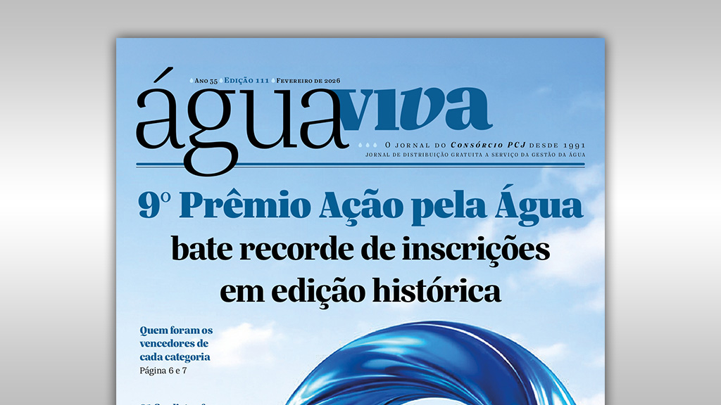 Edição Especial do Informativo Água Viva narra a realização do 9º Prêmio Ação pela Água